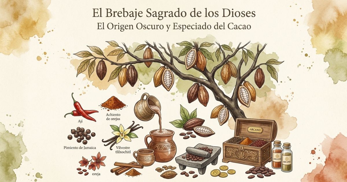 El Brebaje Sagrado de los Dioses: El Origen Oscuro y Especiado del Cacao